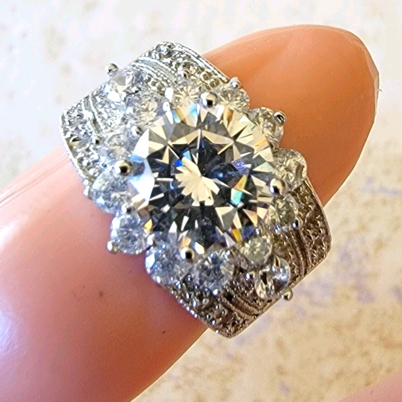 Crystal Cluster Ring - Picture 2 of 2